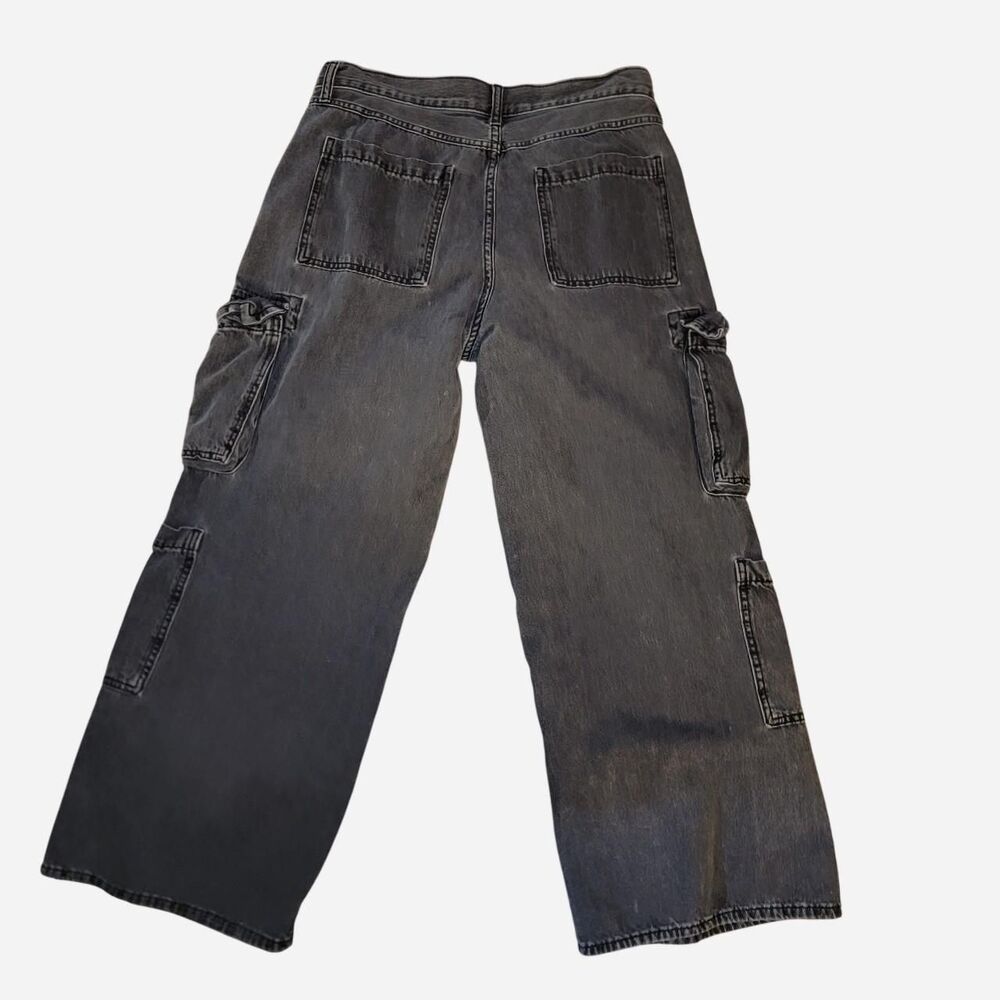 Old-navy Women's Black and Grey Jeans - Picture 2 of 4